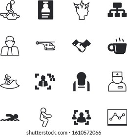 people vector icon set such as: shaking, shovel, athlete, exercise, patient, goal, city, badge, ride, cool, time, tourism, espresso, youth, hard, nature, friendship, site, organizational, illness