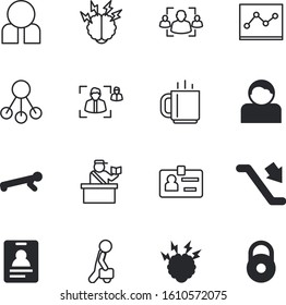 people vector icon set such as: front, shop, coaching, stairway, shape, restaurant, pose, departure, strategy, weights, hairstyle, desk, step, busy, template, outline, growth, hipster, break, down