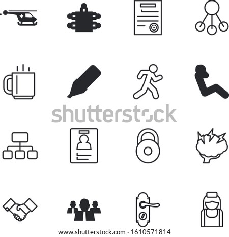 people vector icon set such as: athlete, access, breakfast, portrait, espresso, pictogram, signing, young, empty, hot, idea, practitioner, support, running, workplace, restaurant, champion, label