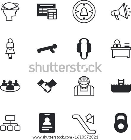 people vector icon set such as: streching, walk, shaking, steps, mathematics, wellness, identity, stair, outline, laptop, advertisement, go, logo, lift, shout, beach, tv, advertising, figure, audio