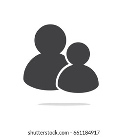 People vector icon, user vector EPS 10.
