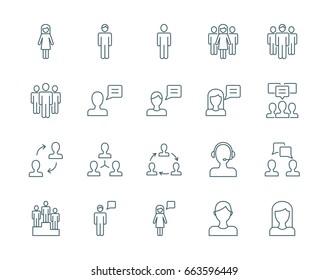 People vector icons