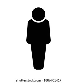 People vector icons. People icons in modern simple flat design. People vector icon, isolated on white background
