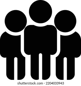 People Vector illustration on a transparent background.Premium quality symbols.Glyphs vector icon for concept and graphic design.