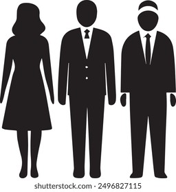 People Vector image for multipurpose used for office purpose, People vector, t-shirt design People vector, People vector for t-shirt design