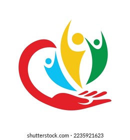 Plantilla de diseño de logotipos de vectores de personas