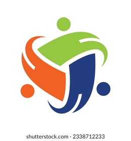 People Vector Logo Design Template