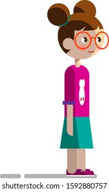 People vector minimal colorful flat illustration