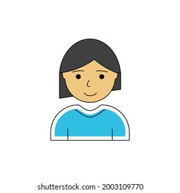 people vector person flat user business icon symbol character illustration face social set girl profile profession group female design team black human graphic man head male silhouette sign woman