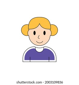 people vector person flat user business icon symbol character illustration face social set girl profile profession group female design team black human graphic man head male silhouette sign woman