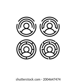 people vector template logo icon