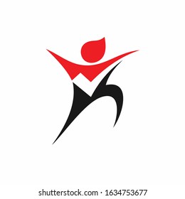 People vector that formed check mark