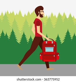 people walking design 