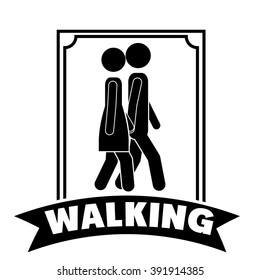 people walking design 