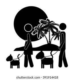 people walking design 