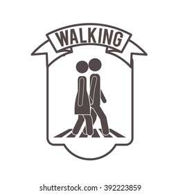 people walking design 