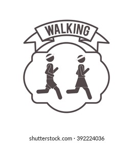 people walking design 