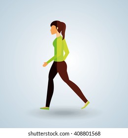 people walking design 