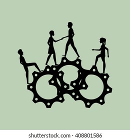people walking design 