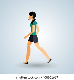 people walking design 