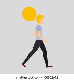 people walking design 