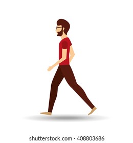 people walking design 