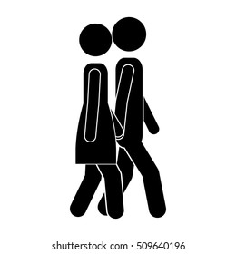 people walking design