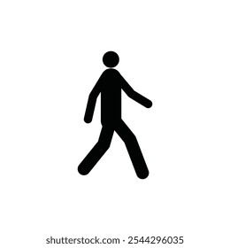 people walking icon vector illustration logo design