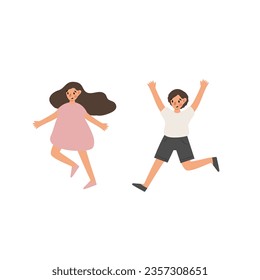 people walking at summer market illustration, Flat style vector images clipart, person, man, woman, male, boy, kid, child, old, elderly, young, muslim, black, family, couple, Diversity, dog. 