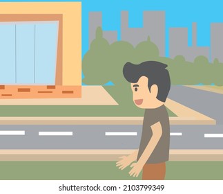 people walking in vectors complete with cool backgrounds suitable for covers and others