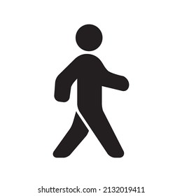 People Walk,Run Icon Logo Design Vector Template Illustration