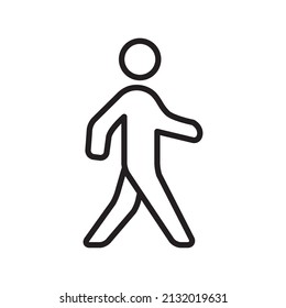 People Walk,Run Icon Logo Design Vector Template Illustration