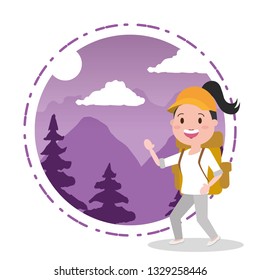 people wanderlust cartoon