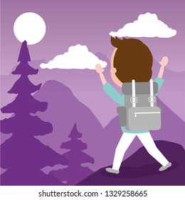 people wanderlust cartoon