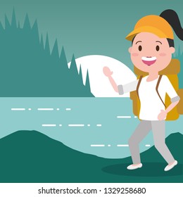 people wanderlust cartoon