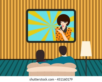 people watching tv