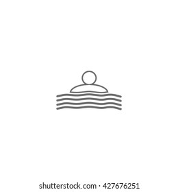 people, water, icon