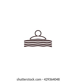 people, water, icon