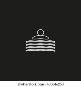 people, water, icon