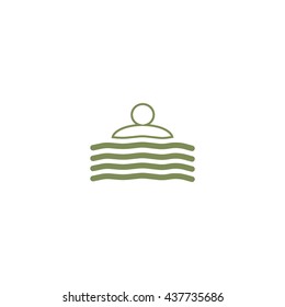 people, water, icon