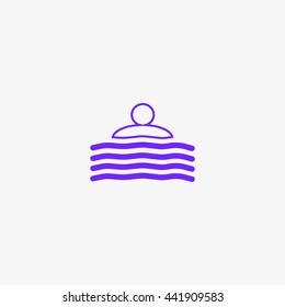 people, water, icon