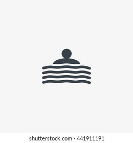 people, water, icon