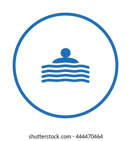 people, water, icon