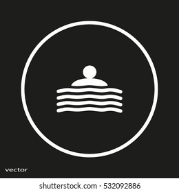 people, water, icon