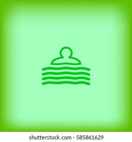 people, water, icon