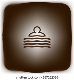 people, water, icon