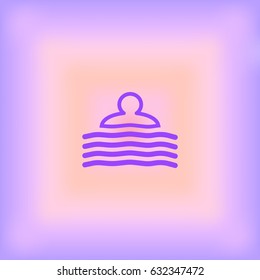 people, water, icon