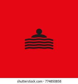 people, water, icon