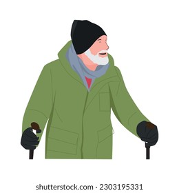 la gente usa ilustraciones vectoriales de ropa de invierno