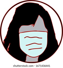 people wearing masks, to prevent transmission of the virus